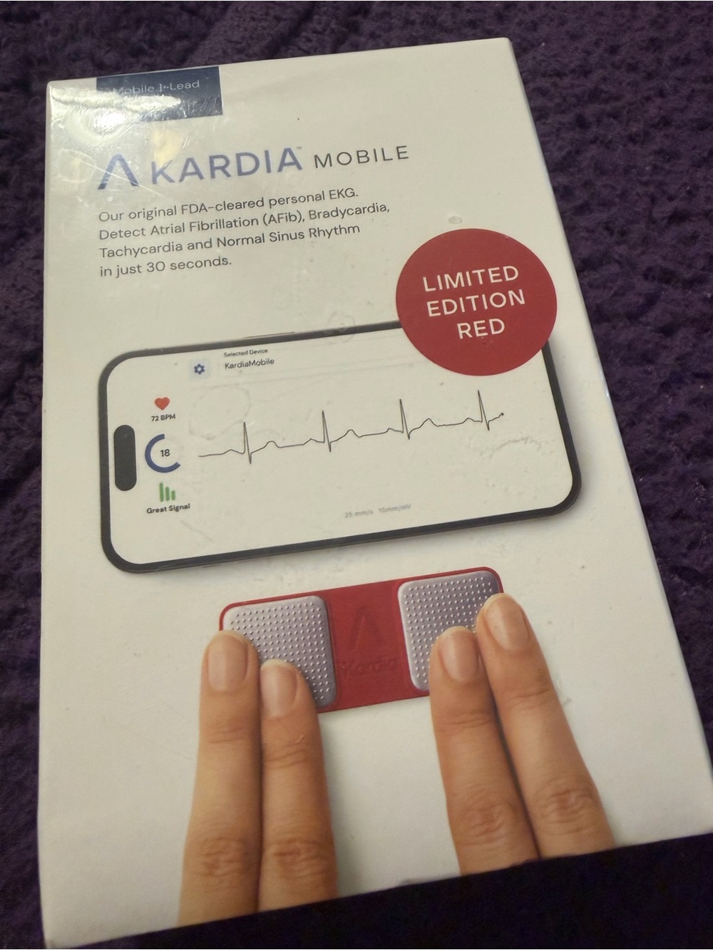 New !!! Limited Edition Red Personal EKG Monitor